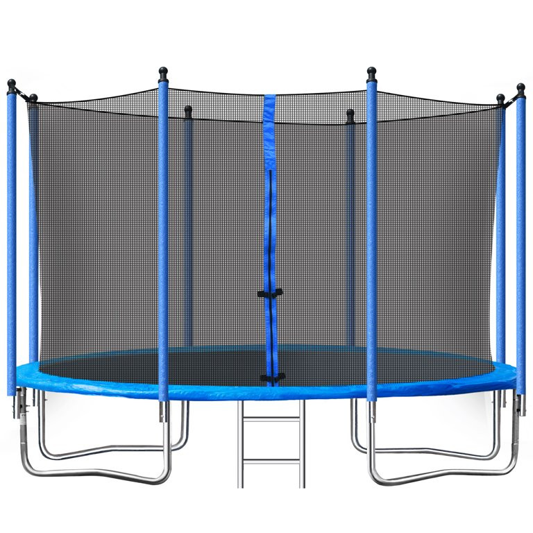 SEGMART 10ft Blue Trampoline for Kids with Enclosure Net/Ladder,L | Walmart (US)