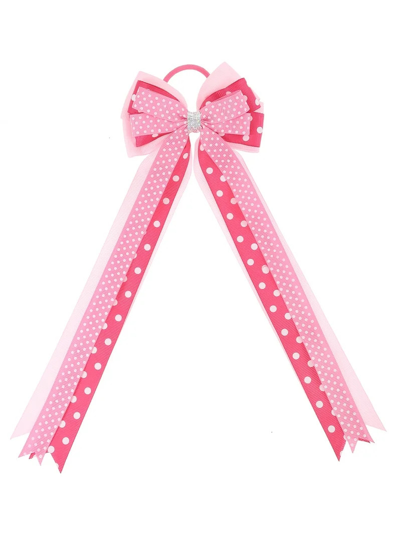 Way to Celebrate Valentine's Day Pink Ribbons Hair Elastic,1 Piece | Walmart (US)