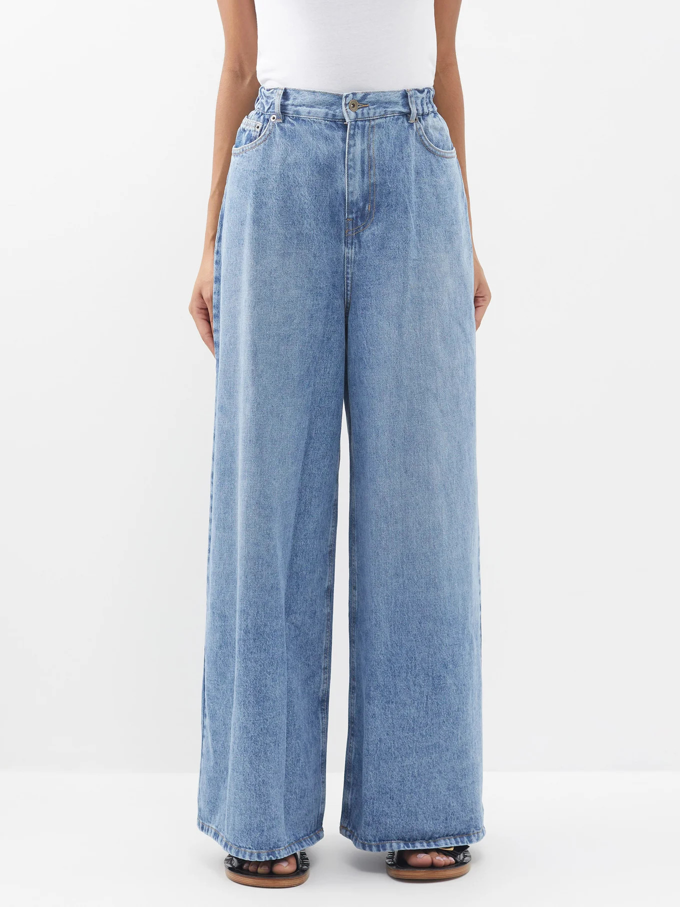 The Frankie ShopSasha oversized wide-leg jeans | Matches (US)