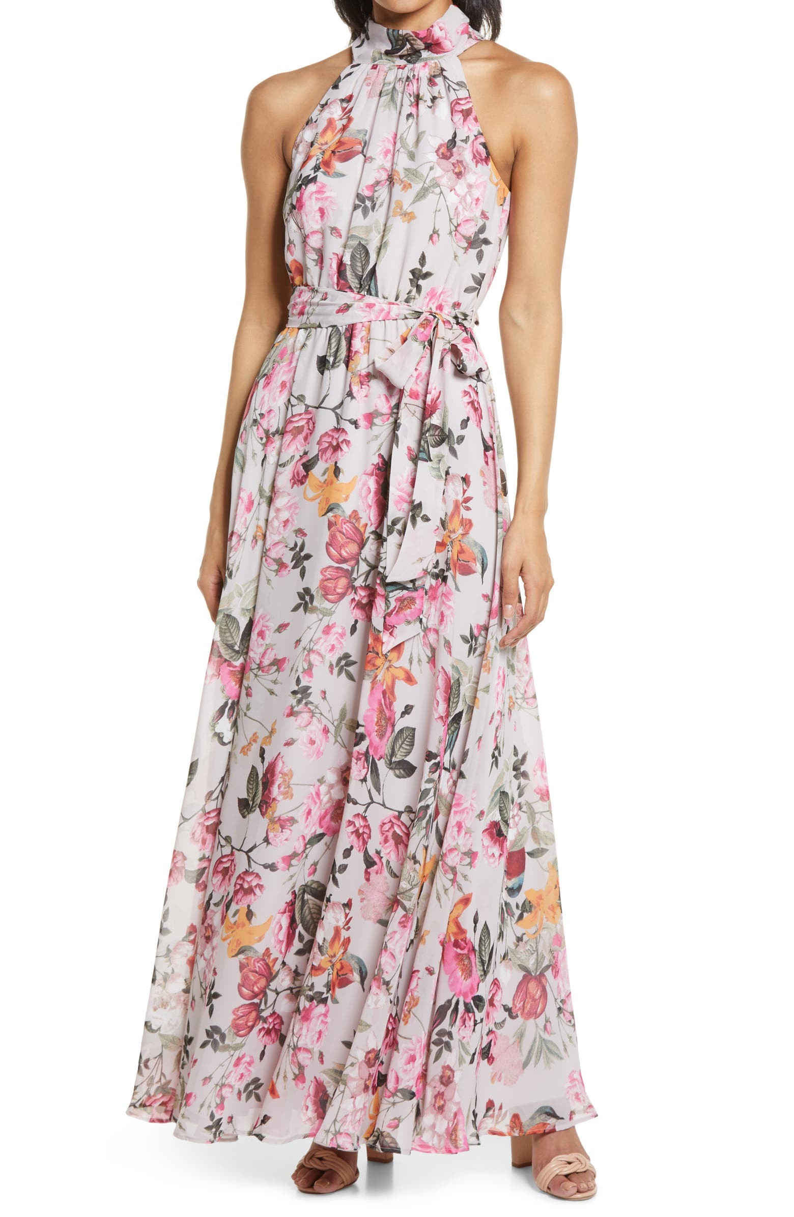 Floral Sleeveless Maxi Dress | Nordstrom