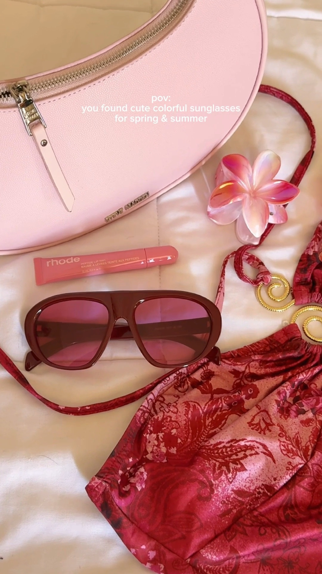pov: you found cute colorful sunglasses for spring & summer 🍒🌞✨
#sunglasses #affordablesunglasses #amazonfinds

#LTKSaleAlert