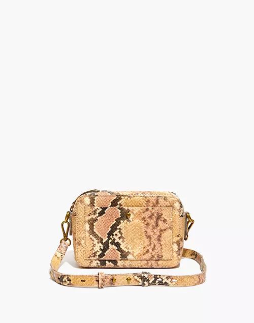 The Transport Camera Bag: Snake Embossed Leather Edition | Madewell