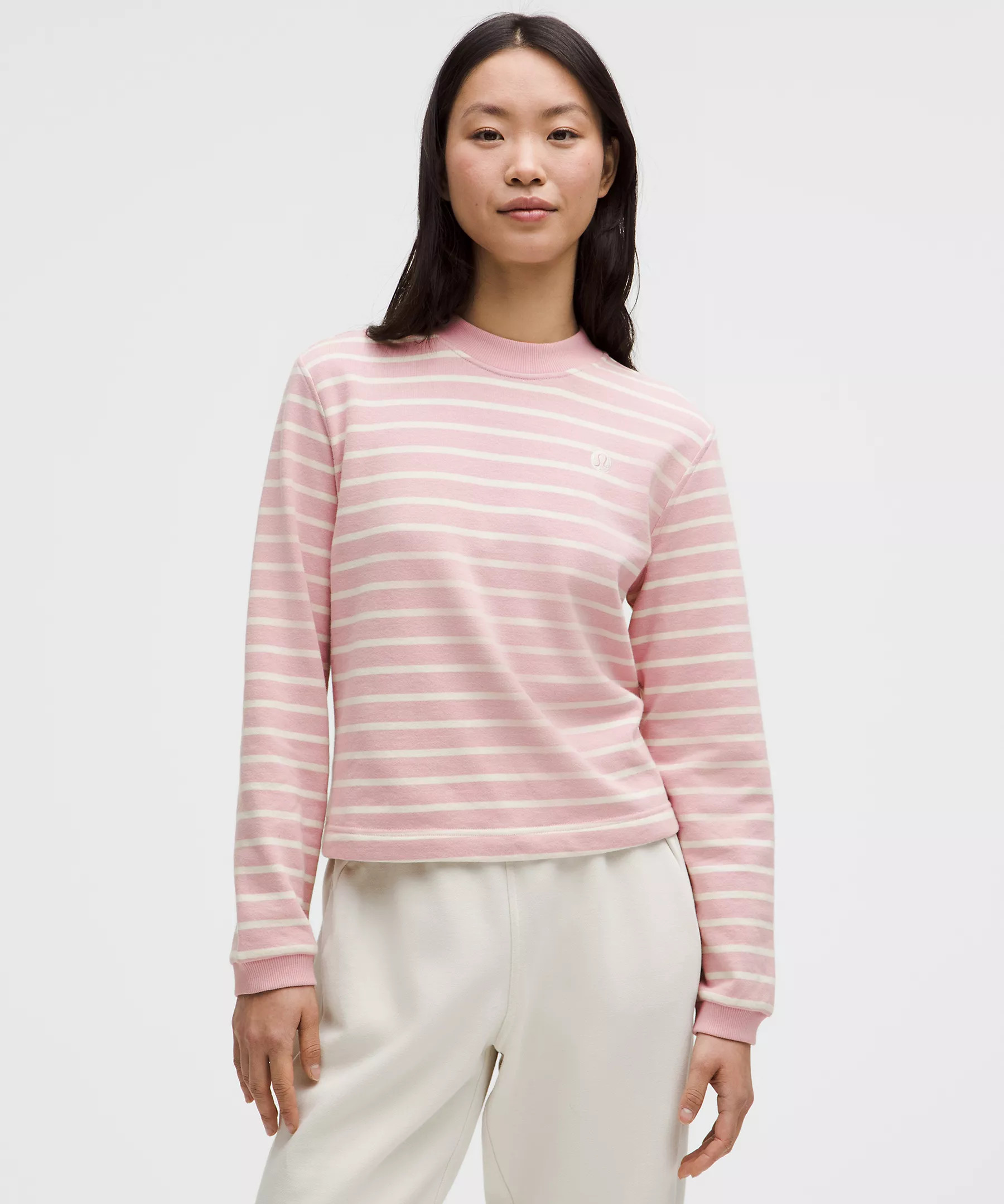 Cotton French Terry Crewneck Pullover | Women's Sweaters | lululemon | Lululemon (US)