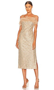 ELLIATT Rubra Dress in Khaki from Revolve.com | Revolve Clothing (Global)