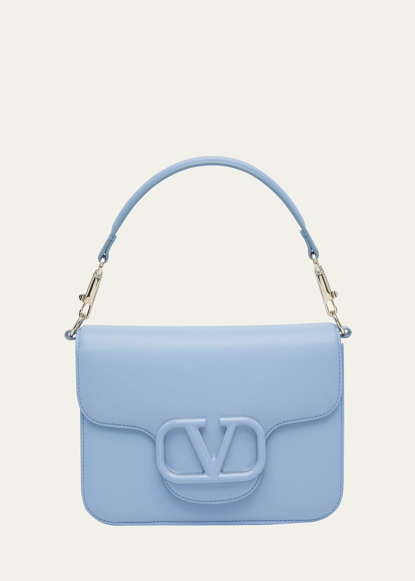 Valentino Garavani Loco VLOGO Flap Leather Shoulder Bag | Bergdorf Goodman