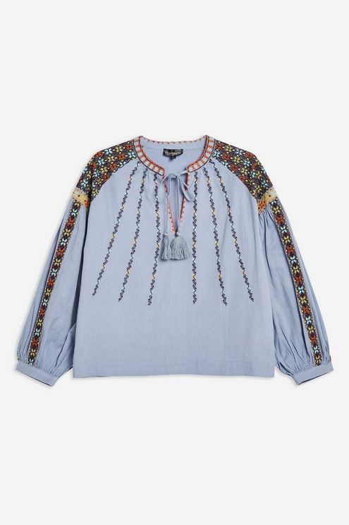 Hängerbluse mit Ballonärmeln | Topshop DE