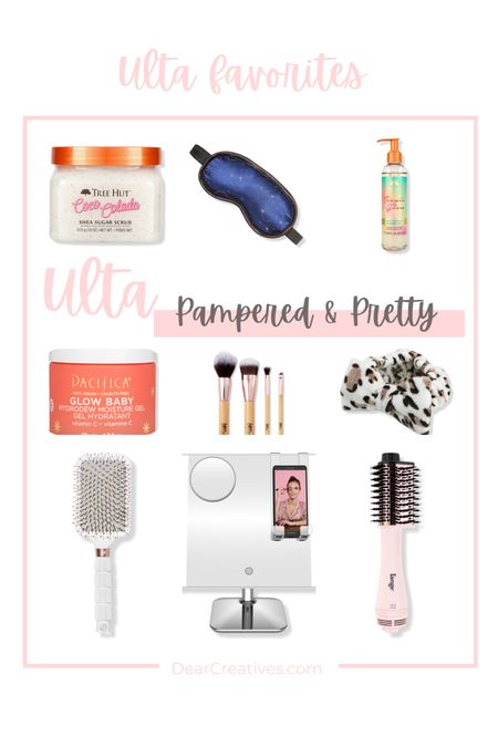 Beauty finds for you or her! For beauty gifts make a gift basket or pick your favorite to gift moms, grandma, & grads & birthday gals would enjoy using. Pretty sleep mask, body scrubs, moisturizing shaving oil, vitamin c gel serum, makeup brushes, makeup headband, paddle brush, light up makeup mirror with remover cell phone holder & styling blow dryer… 

#LTKbeauty #LTKGiftGuide #LTKFind