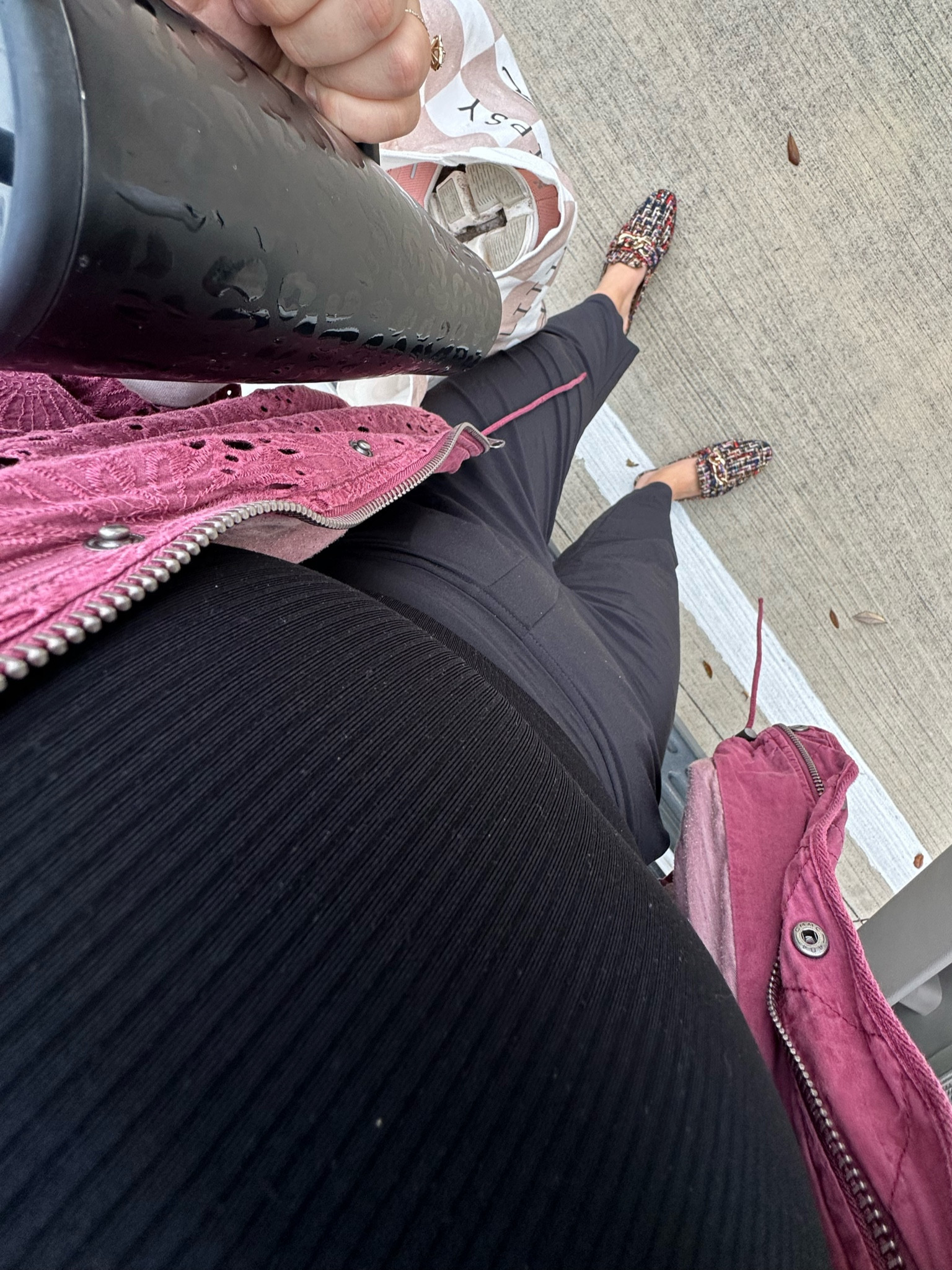 Ribbed tank - athleta, tts
Work pants - so comfy!!! Tts 
Work shoes 
Water bottle

#LTKshoecrush #LTKworkwear #LTKfindsunder100