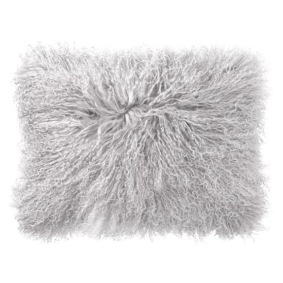 Mongolian Fur Pillow Cover | Pottery Barn Teen