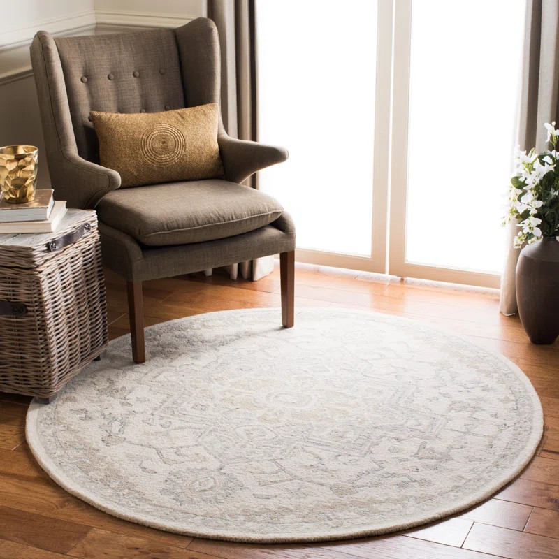 Creline Oriental Handmade Flatweave Wool Ivory/Beige Area Rug | Wayfair North America