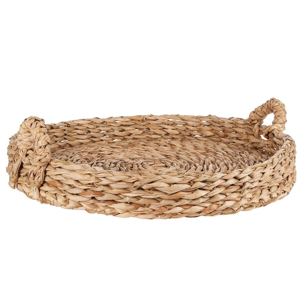 Large Coffee Table Rush Basket, Natural | West Elm (US)