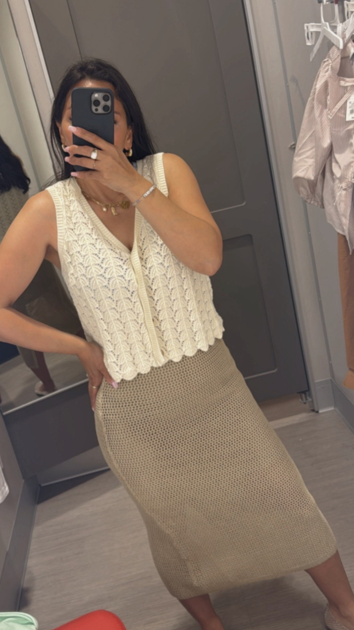 Quick Target Try-On!
I have brunch with friends coming up and needed something cute but easy to style—found this skirt and this adorable vest and love how they pair together. Keeping it neutral so I can throw on whatever shoes I’m feeling that day (sneakers, sandals, or even a little heel).

Bonus: both pieces are super affordable and easy to mix and match into your spring/summer wardrobe! 

Sidenote, the skirt is not available online yet, but when it is, I’ll update you  🥰 @target 

#LTKPetite #LTKStyleTip