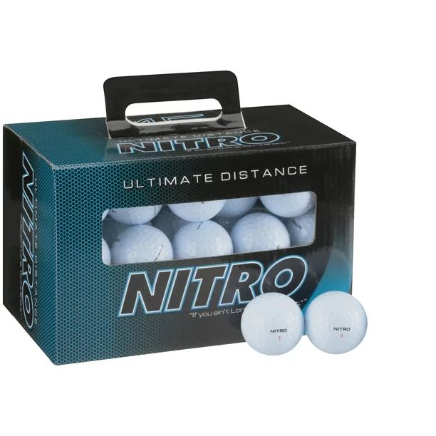 Nitro Golf Ultimate Distance Golf Balls, White, 45 Pack - Walmart.com | Walmart (US)