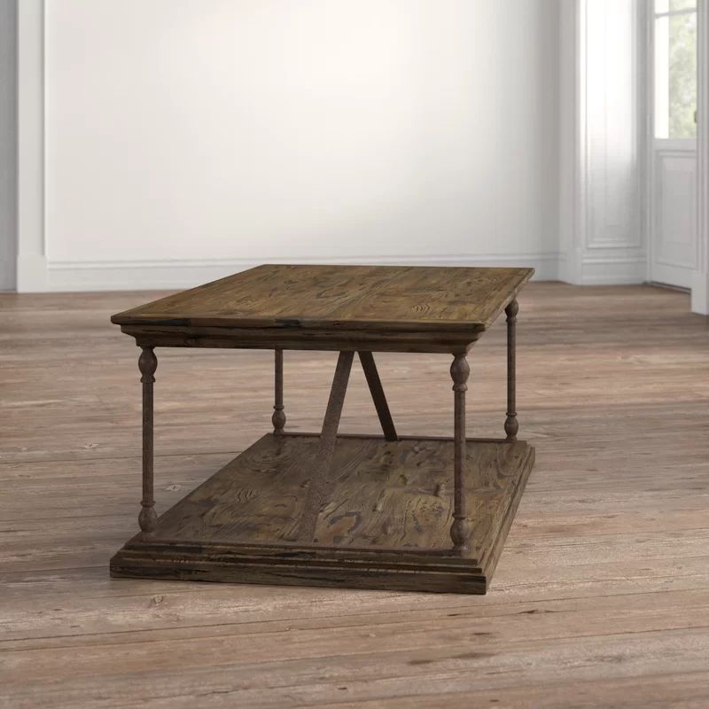 Avalon Floor Shelf Coffee Table with Storage | Wayfair North America