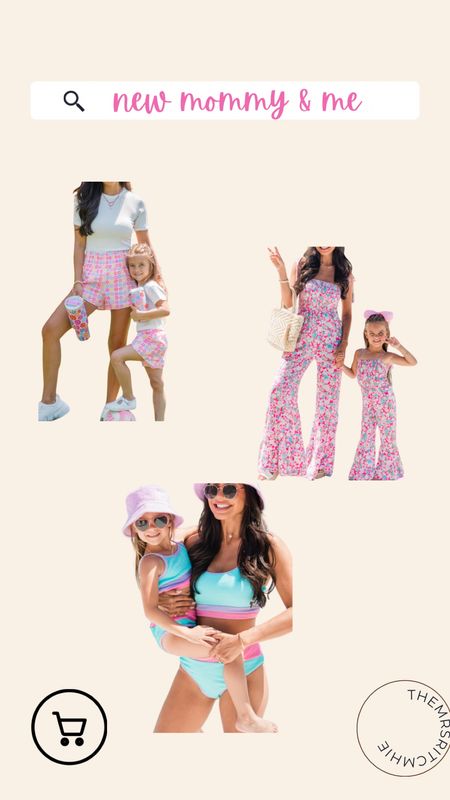 Swimsuit, mommy and me, matching, summer outfit 

#LTKFamily #LTKKids #LTKFindsUnder100