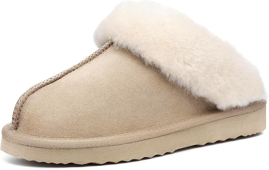 LazyStep Women's Madge Fuzzy Slippers with Comfort Memory Foam, Slip-on Warm Outdoor Indoor House... | Amazon (US)