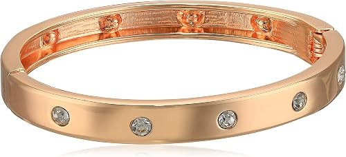 Guess Narrow Hinge with Crystal Bangle Bracelet | Amazon (US)