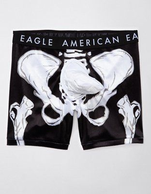 AEO 6" Skeleton Costume Boxer Brief | American Eagle Outfitters (US & CA)