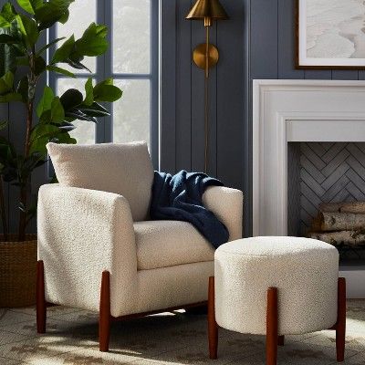 Elroy Accent Chair with Wood Legs - Threshold™ designed with Studio McGee | Target