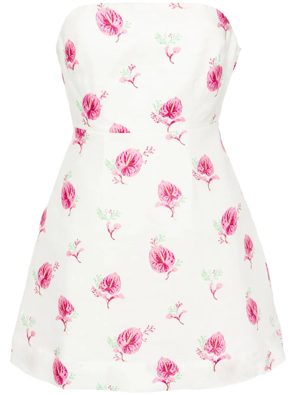 Aston Studio Beatrix Linen Minidress - Farfetch | Farfetch Global