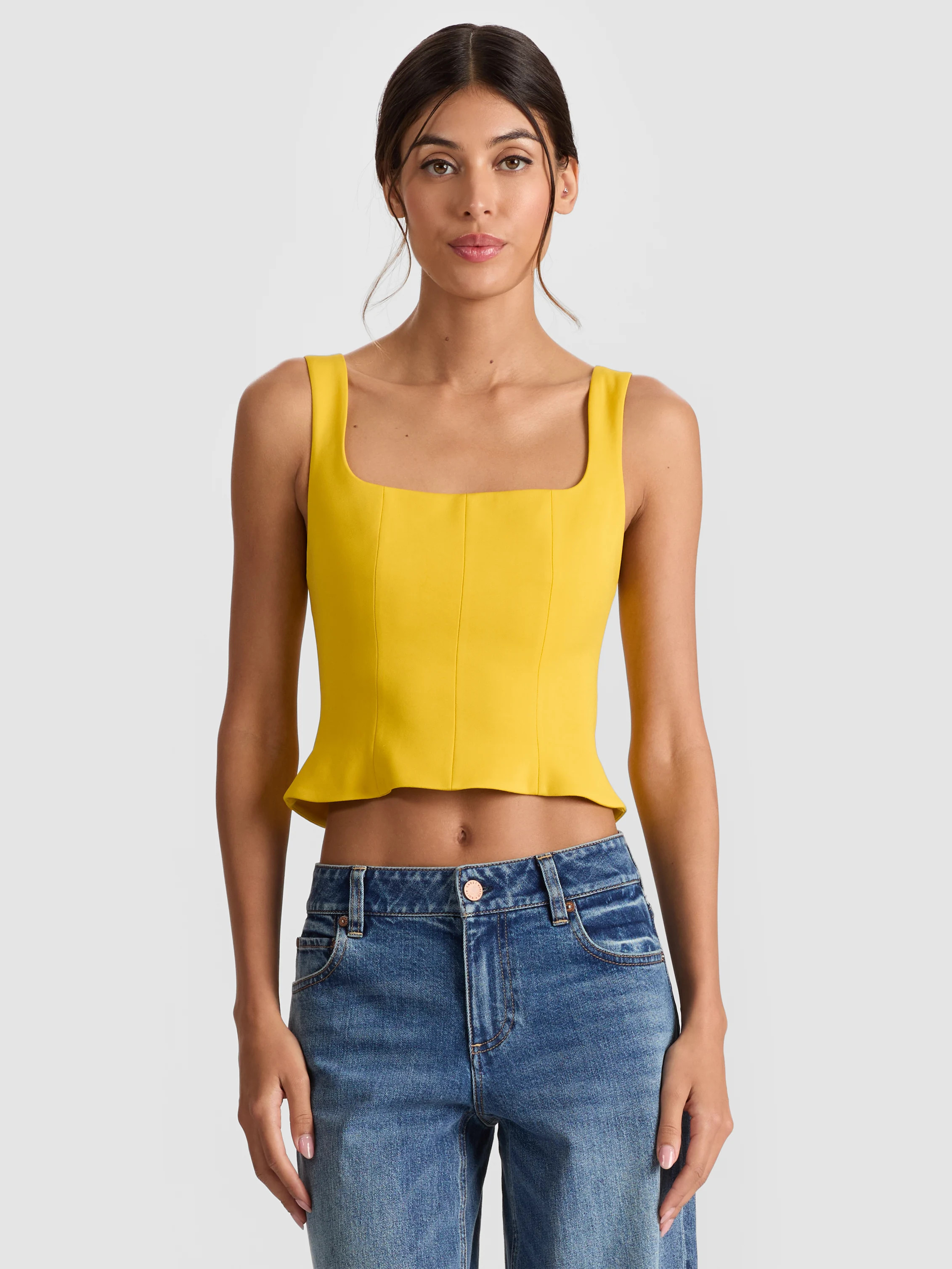 alice + olivia VERA BUSTIER TOP | Alice + Olivia