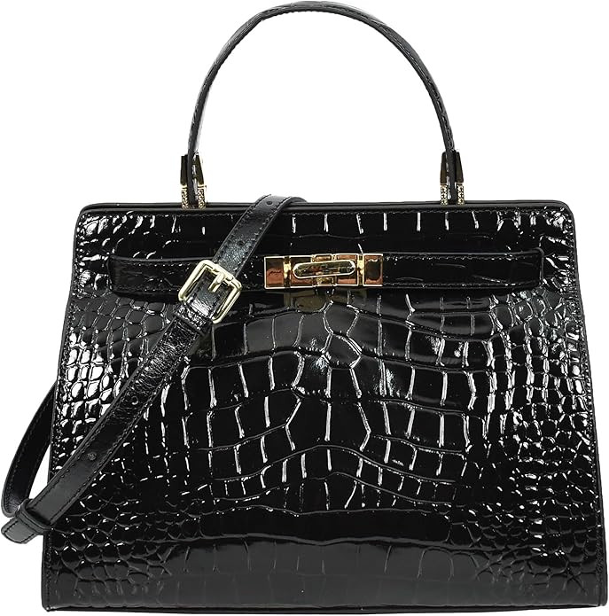 Womens Real Leather Handbag Small Organiser Top-Handle Style Handbag Camille | Amazon (US)