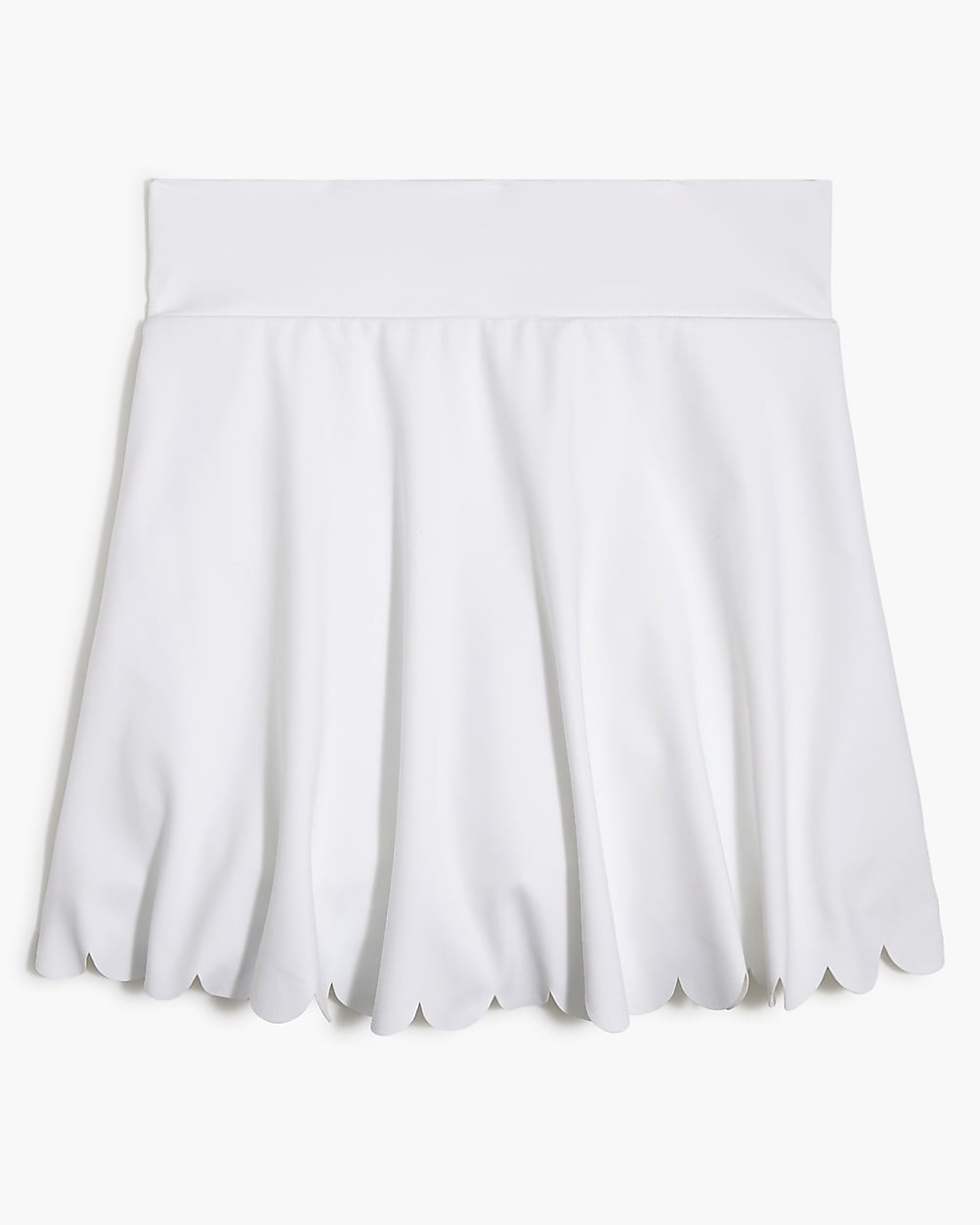 Active skort with scalloped hem | J.Crew Factory