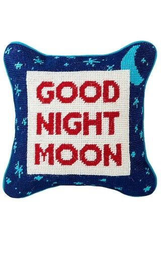 Good Night Moon Needlepoint Pillow | Revolve Clothing (Global)