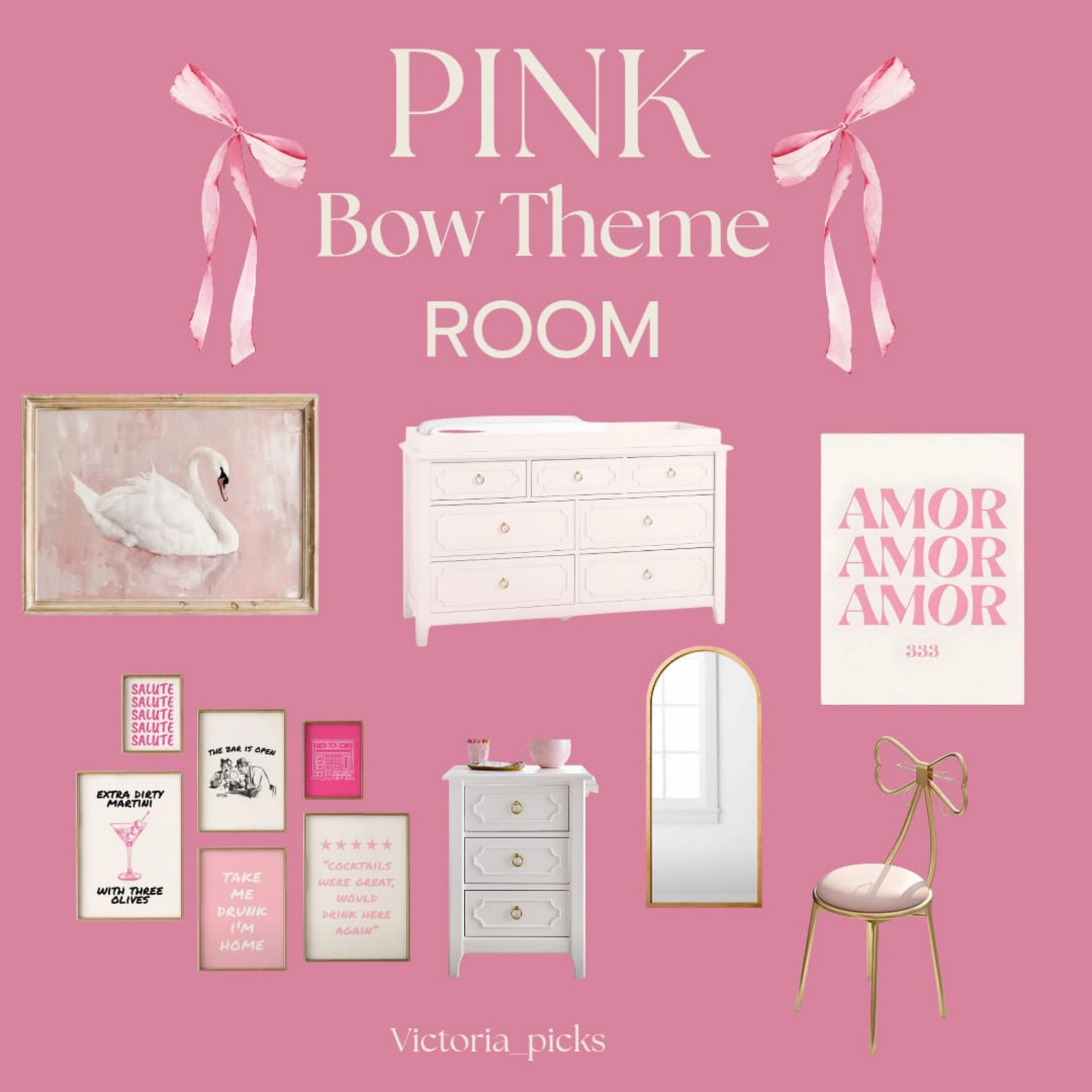 Step into a whimsical pink bow-themed room! 🎀✨ Soft hues, elegant accents, and playful charm come together to create the ultimate feminine retreat. #PinkBowDecor #RoomInspo #FeminineAesthetic #DreamySpaces #GirlyRoomVibes #WhimsicalDecor #ChicRoomStyle #PinkRoomIdeas

#LTKHome #LTKStyleTip