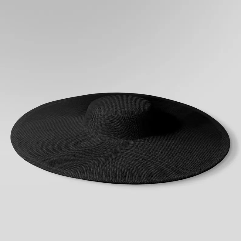 Large Buckram Boater Fascinator Hat Base – 14.5” Round DIY Millinery Foundation for Hats, Cos... | Etsy (US)