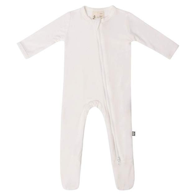 Zippered Footie in Cloud | Kyte BABY
