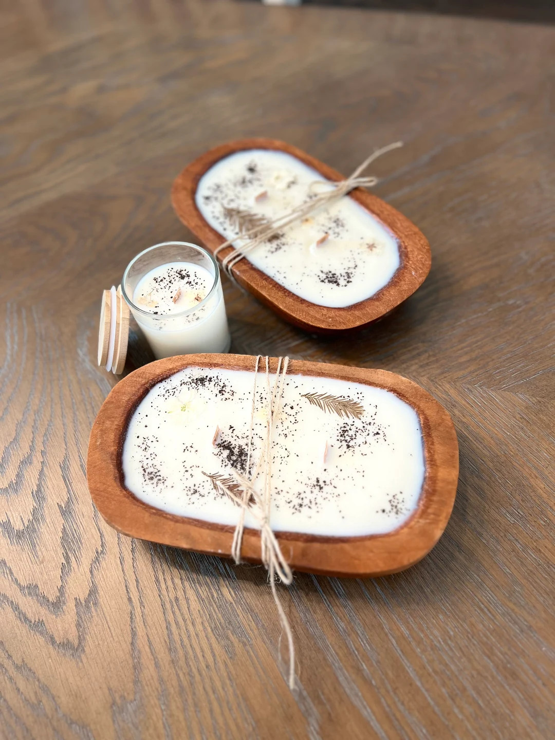 Dough Bowl Candle, Soy Wax Candle, Wood Wick, Farmhouse Candle, Gifts, Handmade, Coffee Cake - Et... | Etsy (US)