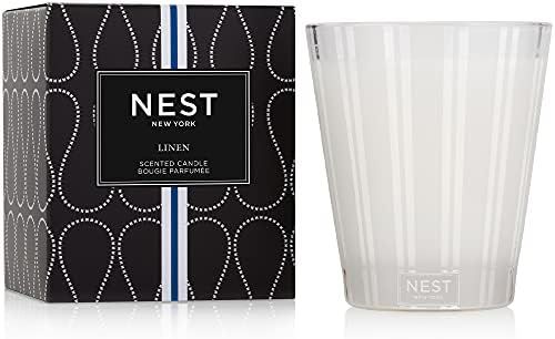 NEST Fragrances Linen Scented Classic Candle, 8 Ounce | Amazon (US)