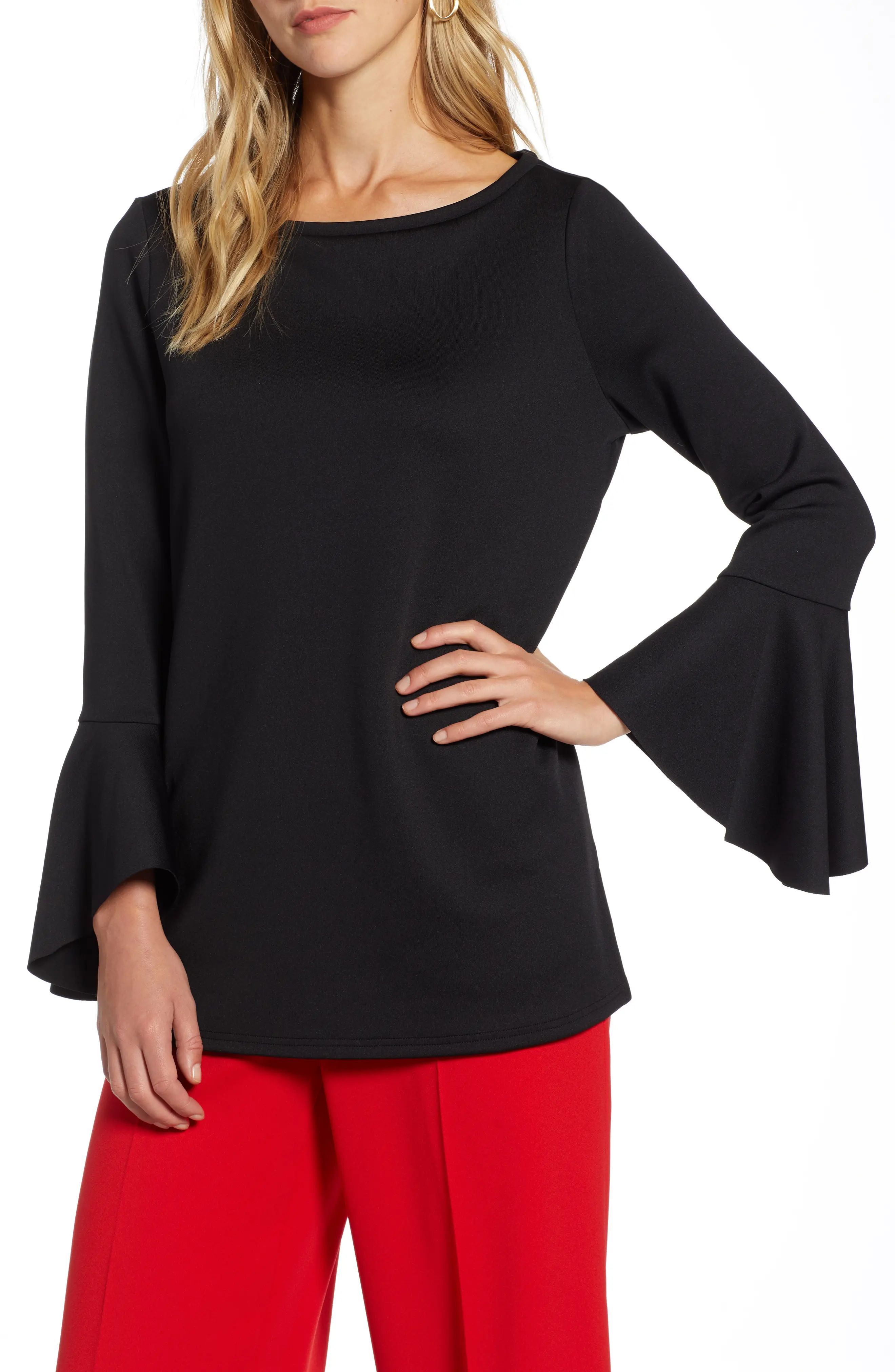 Flare Sleeve Knit Top | Nordstrom