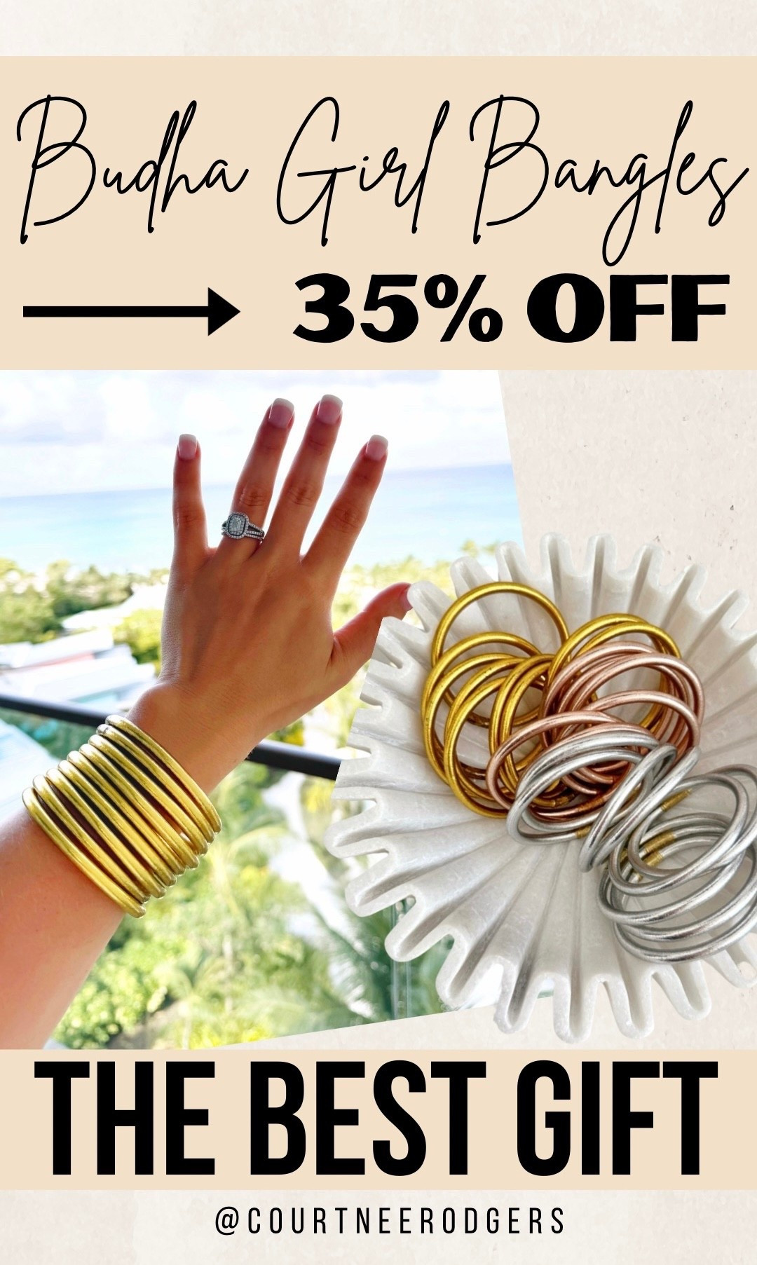 Budha Girl Bangles 35% OFF for Mindful Monday!! Most women wear size medium (including myself) —waterproof, TSA PROOF, the best gift! 🎁 

Budha girl, bangles, holiday gifts 

#LTKHoliday #LTKmomlife #LTKGiftGuide