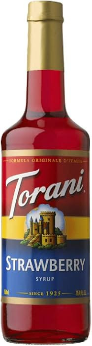 Torani C-34016 Syrup, Strawberry, 750 Milliliter (Pack of 1) | Amazon (CA)