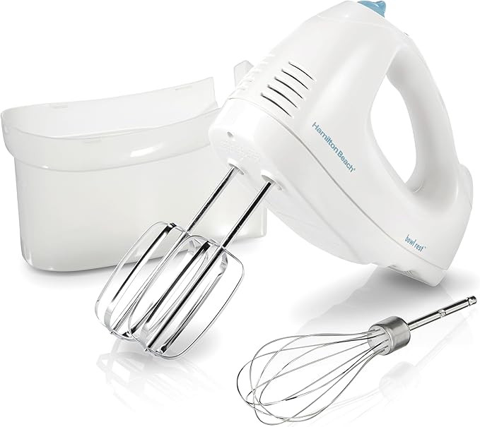 Hamilton Beach 6-Speed Electric Hand Mixer with Whisk, Traditional Beaters, Snap-On Storage Case,... | Amazon (US)