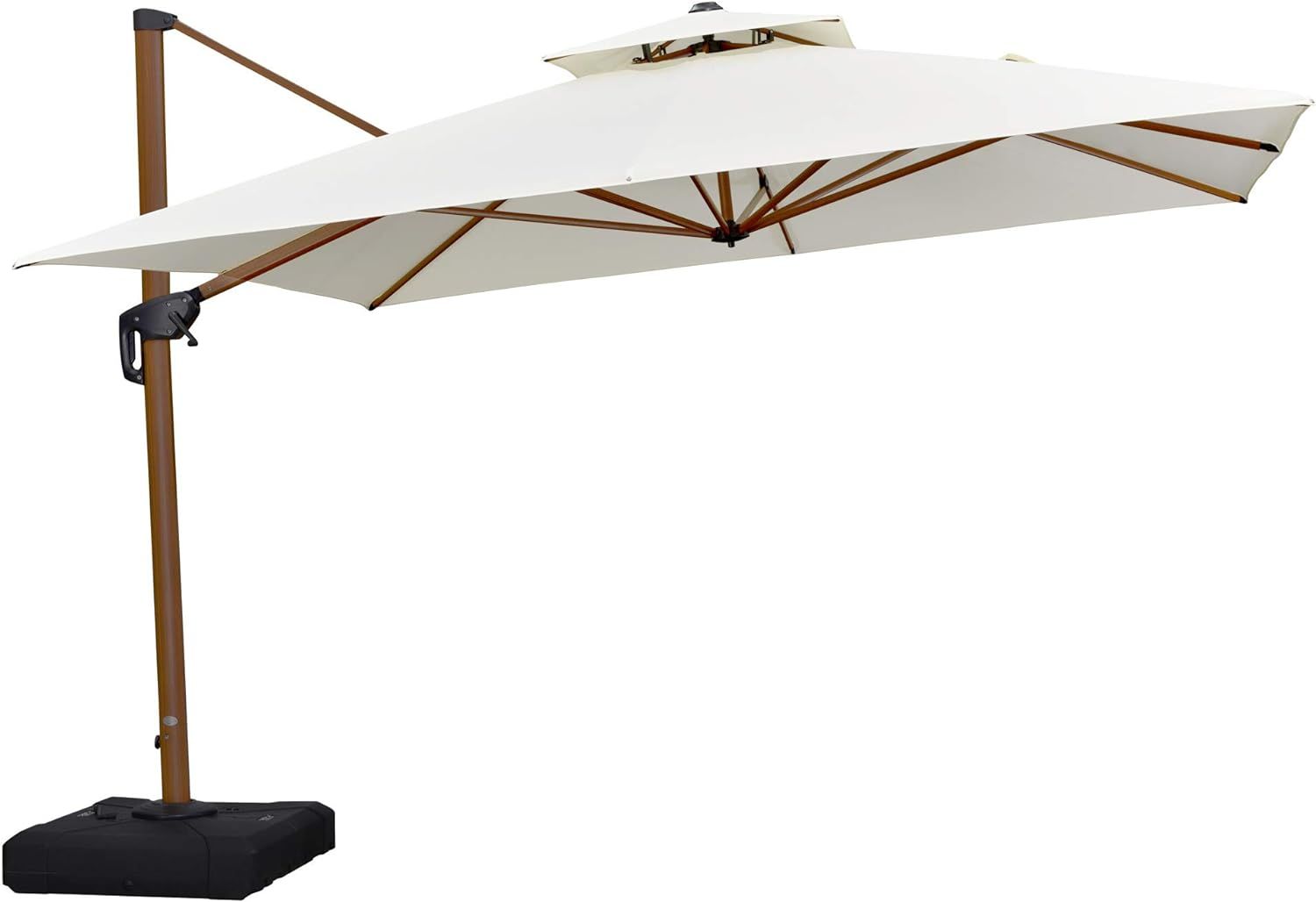 PURPLE LEAF 11 feet x 11 feet Patio Umbrella Outdoor Square Umbrella Large Cantilever Umbrella Wi... | Amazon (US)