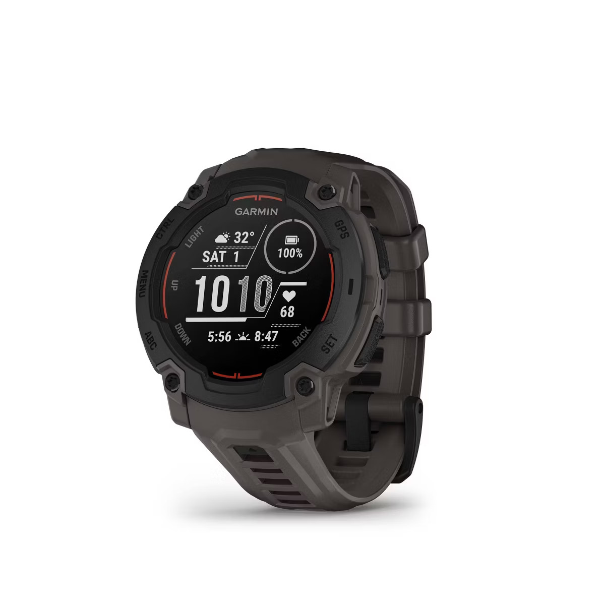 Garmin Instinct E 40mm Black Smartwatch with Charcoal Band | Target