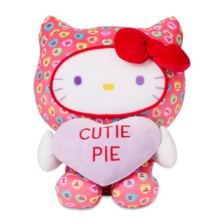 Extra Large 21" Hello Kitty ® Plush in Sweethearts Candy Onesie | Walmart (US)