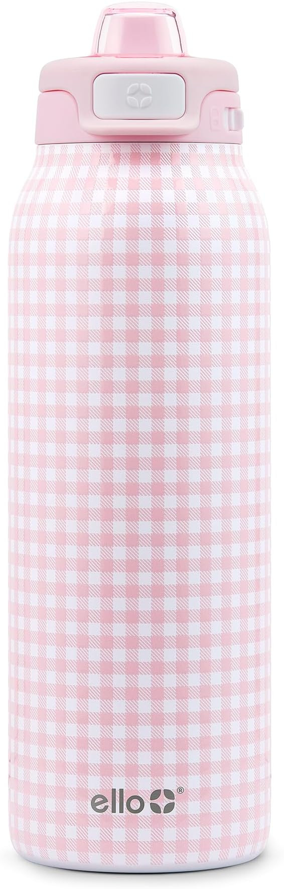 Ello Pop & Fill Stainless Steel Water Bottle with Quick Fill Technology, Double Walled Vacuum Ins... | Amazon (US)