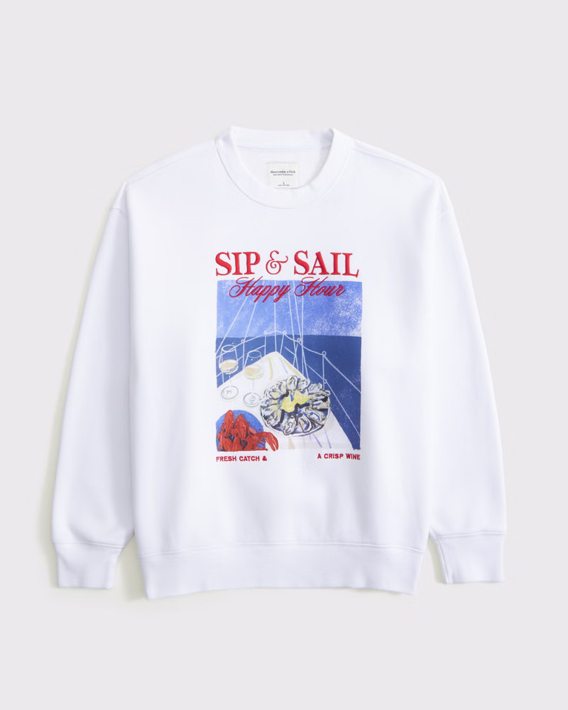 East Coast Vintage Sunday Crew | Abercrombie & Fitch (US)