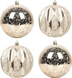 Extra Large Hanging Shatterproof Tree Ball Clear Christmas Ball Ornaments Decorative Mercury Ball... | Amazon (US)