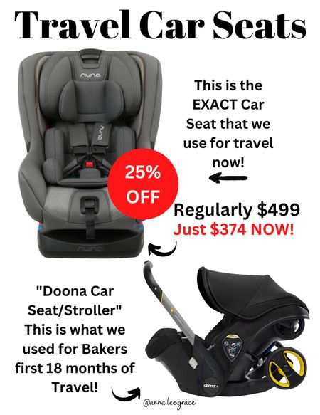 Travel car seats for infants and toddlers! 

#LTKbaby #LTKbump #LTKkids