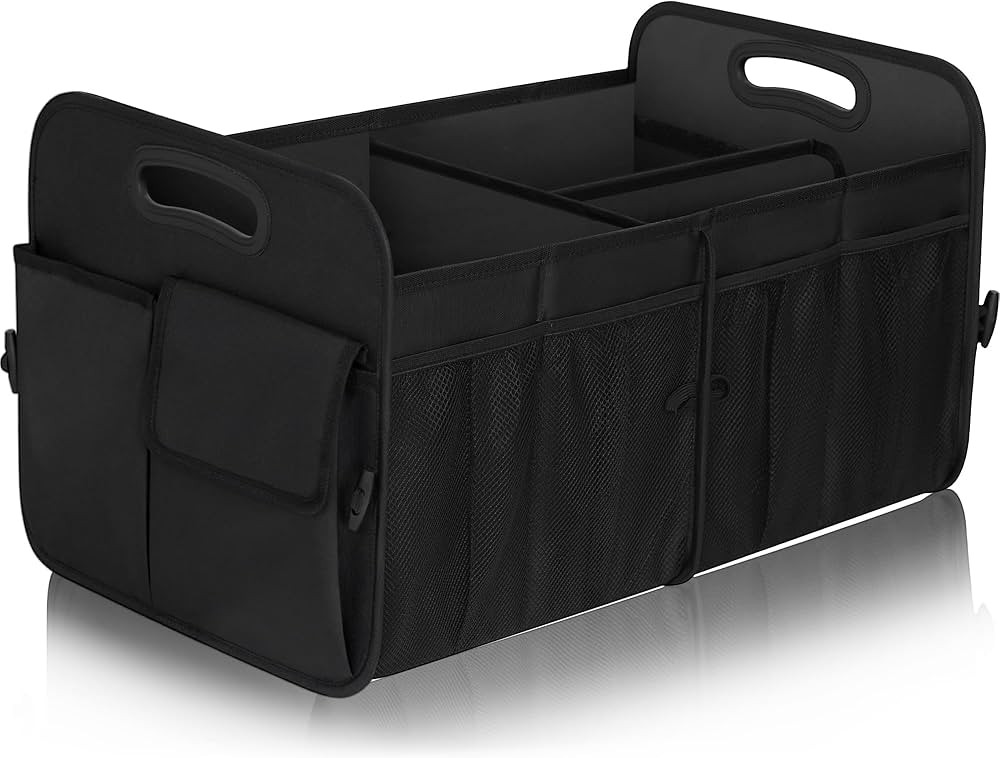Femuar Trunk Organizer,Storage Organizer with 72L Large Capacity Waterproof Collapsible and 11 Po... | Amazon (US)
