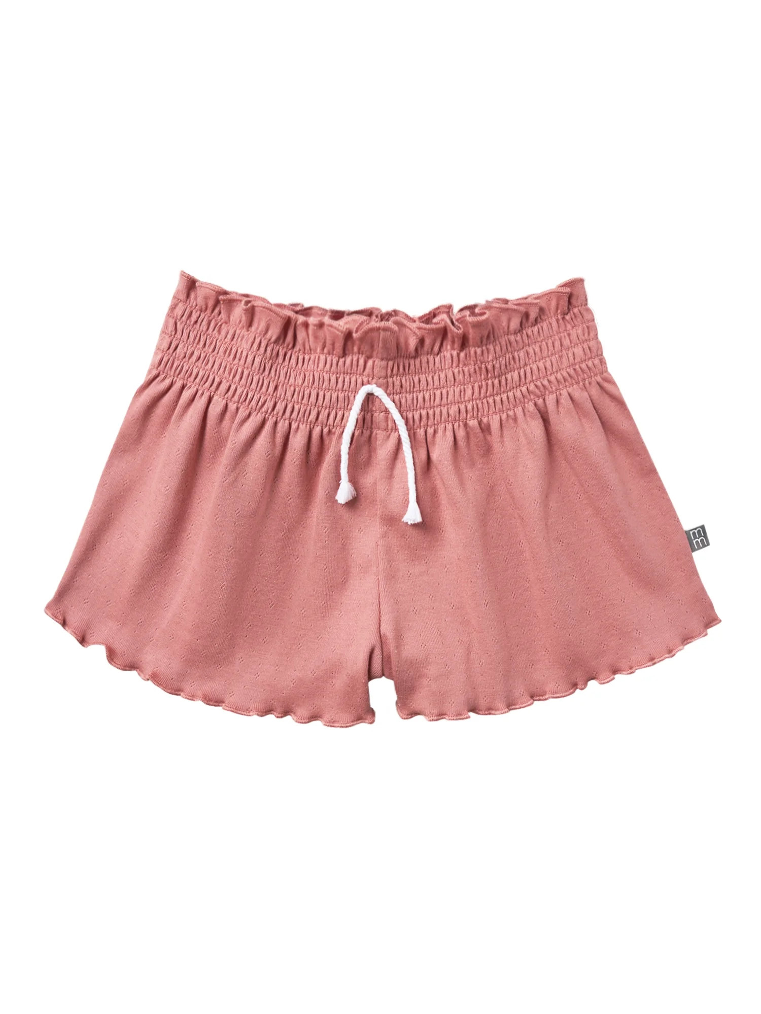 Modern Moments by Gerber Toddler Girl Organic Smocked Wide Leg Short, Sizes 12M-5T | Walmart (US)
