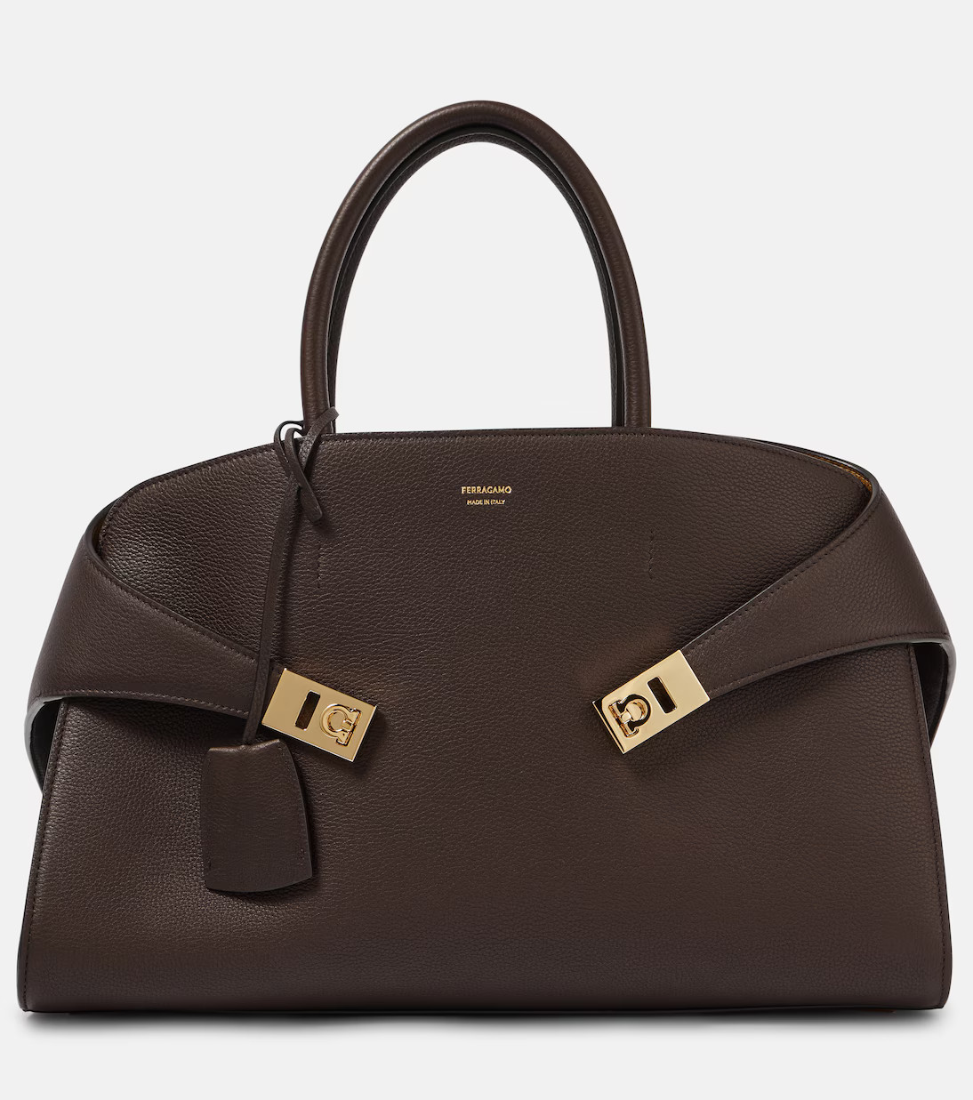 Hug Medium leather tote bag | Mytheresa (DACH)