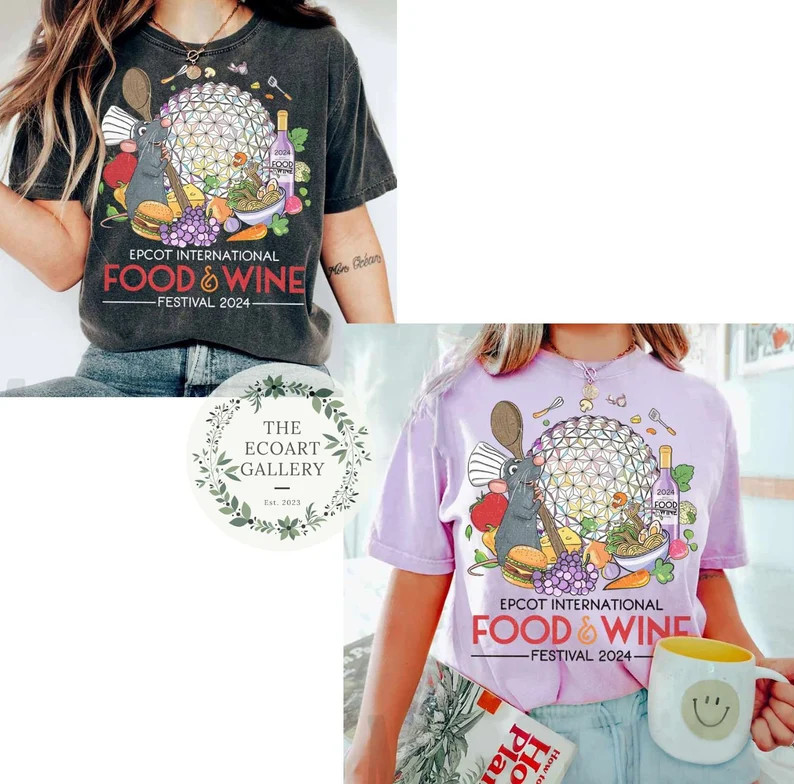 Remy Chef Disney Epcot International Food and Wine Festival 2024 Shirt, Remy Ratatouille WDW Snac... | Etsy (US)