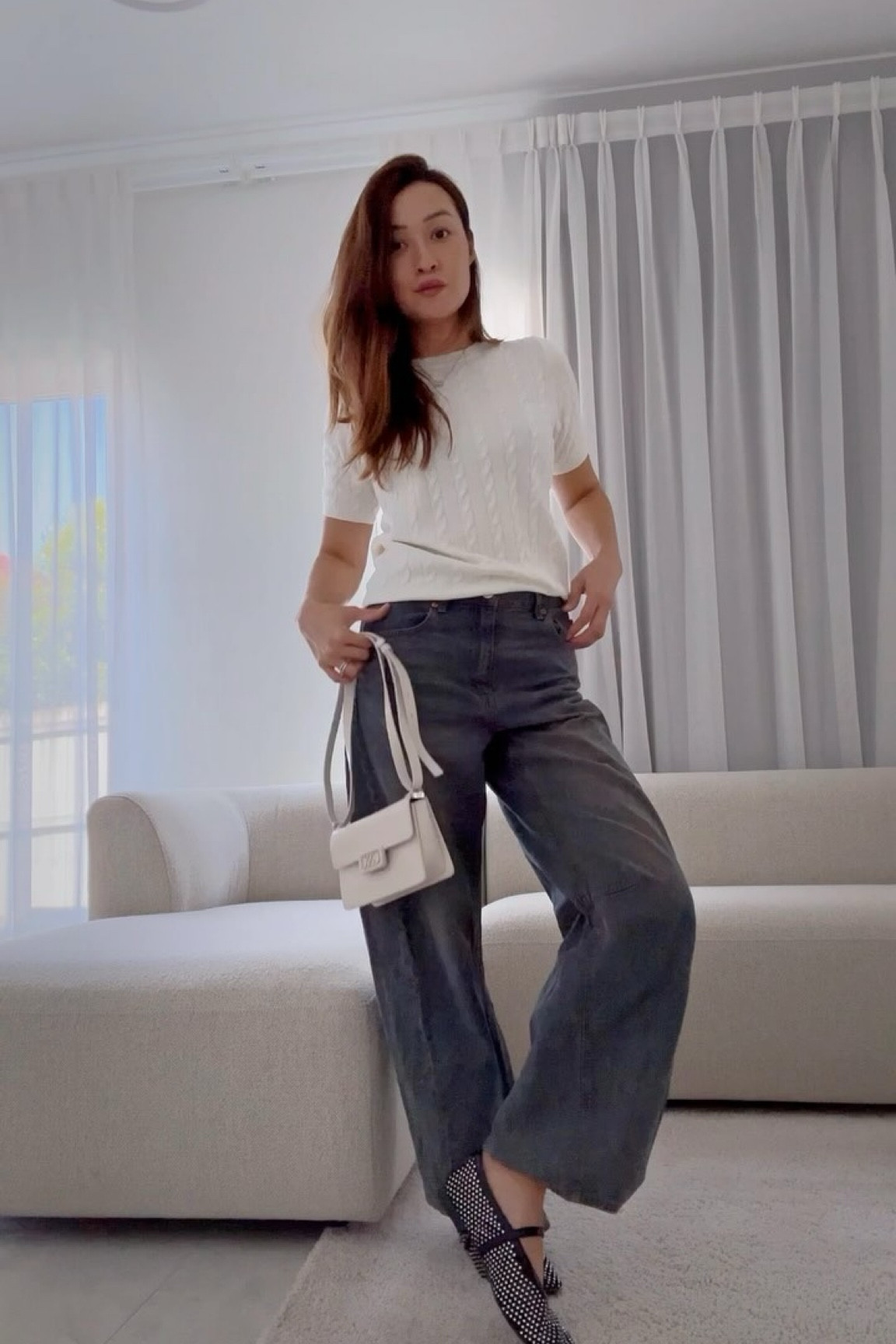 Minimal chic 🤍

Top @uniqloau cable crewneck
👖 @gu_japan_official barrel pants 
Shoes @charleskeithofficial Maggie Mesh Crystal-
Embellished Mary Janes - Black
Bag @charleskeithofficial leather boxy

Follow my shop@misscharlot on the@shop.Itk app to shop this post and get my exclusive app-only content! #misscharlot #Itkfashion #Itkaustralia #Itkunder100 #liketkit #LTKstyletip #LTKaustralia #LTkworkwear #ootd #workwearstyle #ImwithCharlesKeith #CharlesKeithFamily
#CharlesKeithCommunity

@ltk.australia