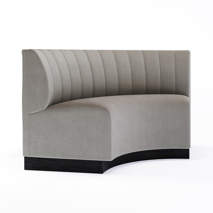 Garbo Customizable Banquette – Vertical Tufting | Williams-Sonoma